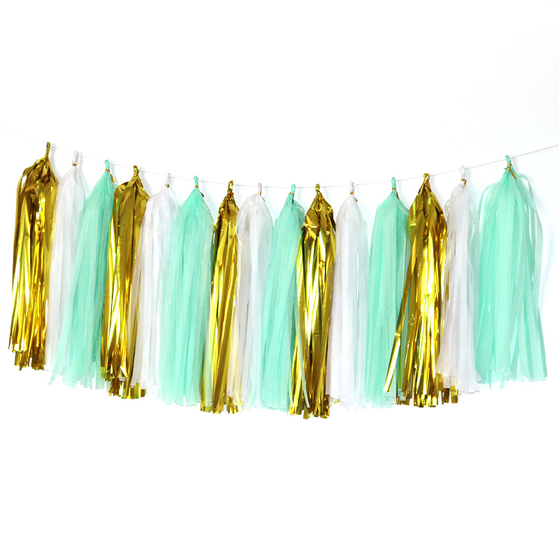 화이트 + 민트 그린 + PET 골드