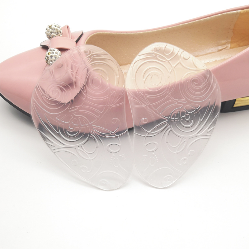 批发高跟鞋前掌垫透明花纹前掌垫防痛防磨脚半码垫女士脚掌垫|ms