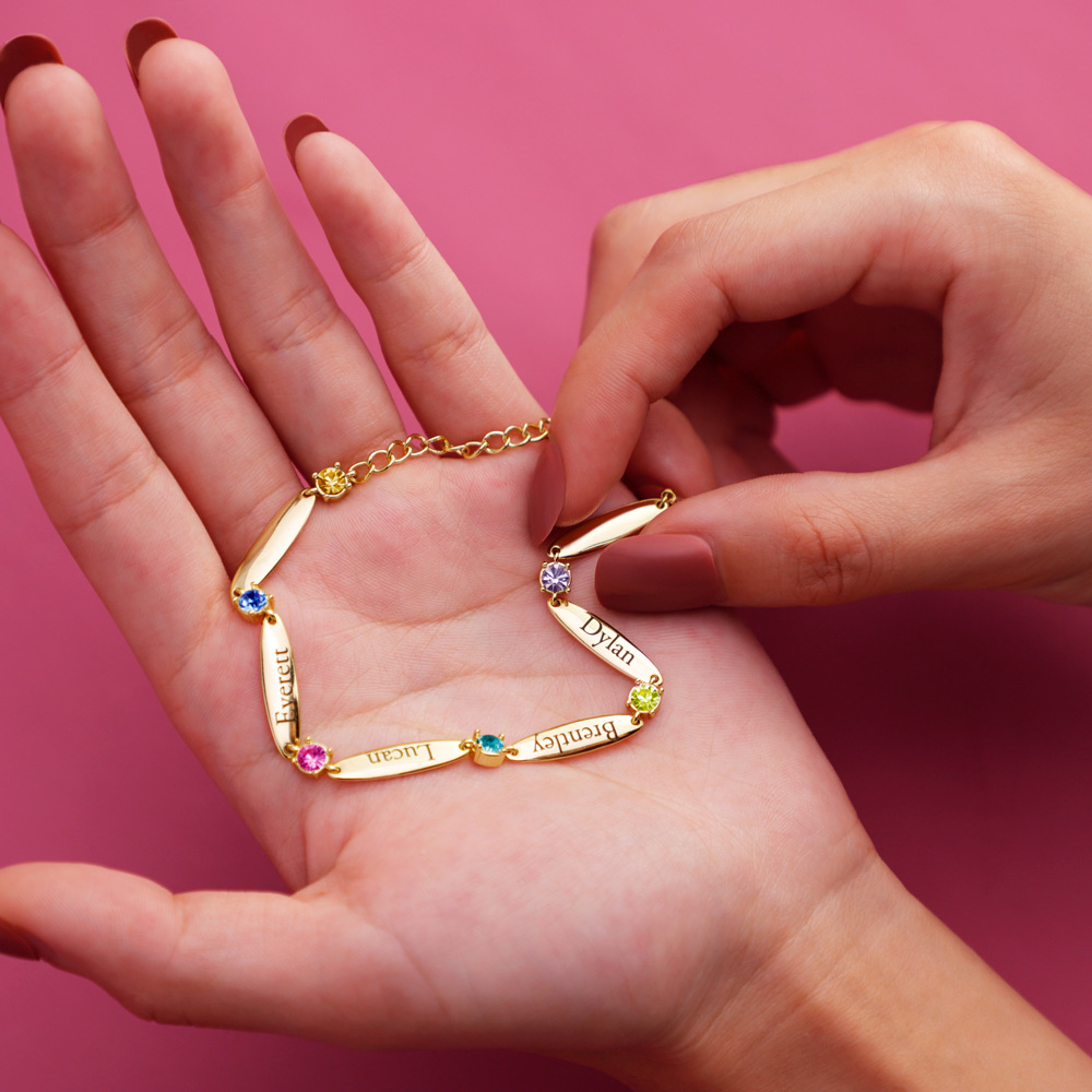 Fashion Solid Color Copper Bracelets Inlay Artificial Gemstones Copper Bracelets