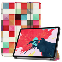 適用2020新款iPadPro11寸平板休眠保護套新Pro11三折彩繪防摔皮套