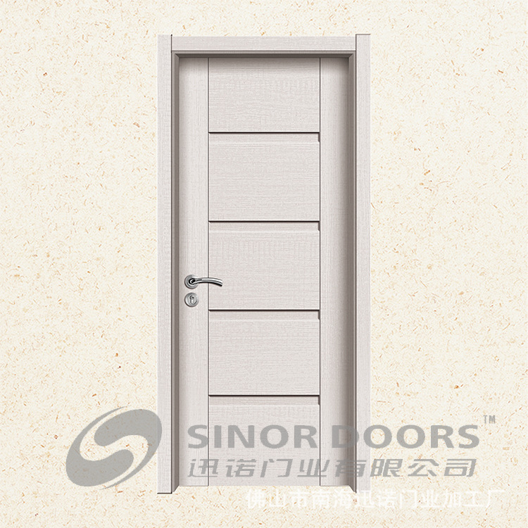 Puerta de madera de aluminio puerta ecológica simple sin pintura puerta interior puerta de aluminio panal de carbono placa de cristal dormitorio puerta de madera revestida de aluminio