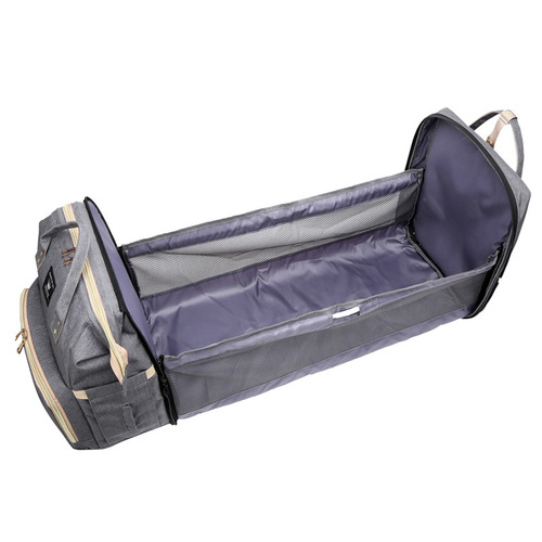 Portable foldable baby crib mom's bag, double shoulder mother and baby backpack, stylish mom bag, baby bag, hand-held