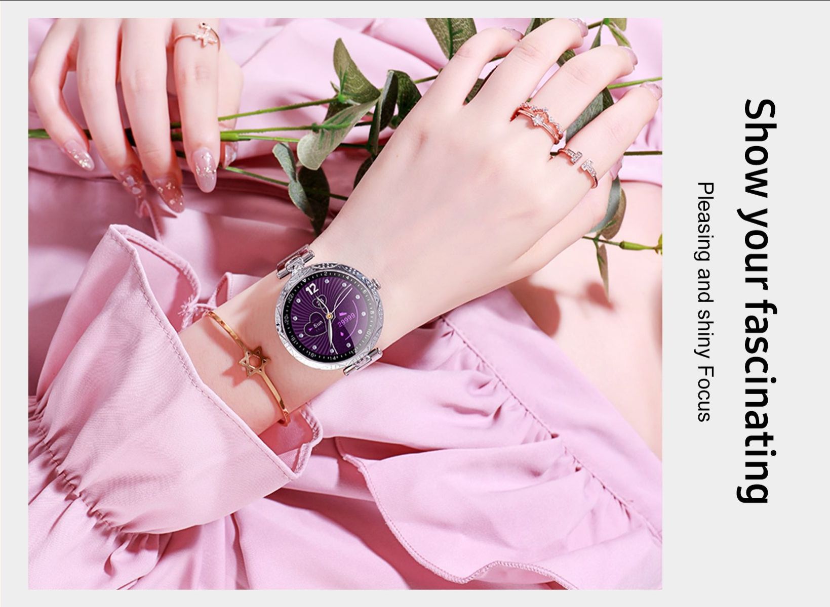 AK22 femmes SmartWatch bracelet de santé Fitnes Tracker femme_voghion.com