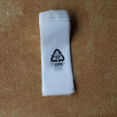 批发印循环标识封口袋磨砂半透明CPE自粘袋通用耳机线塑料包装袋