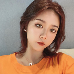 s925 silver-plated Singapore letter light luxury necklace female niche design