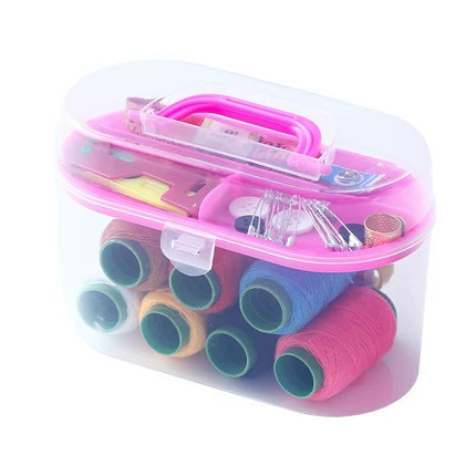 Portable household needle line box girl set sewing sewing needle cable bag 10 -piece set of needle cable