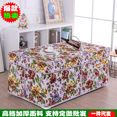 新款电炉罩烤火罩茶几罩揭盖式取暖被罩加厚电暖炉套长方形套桌罩