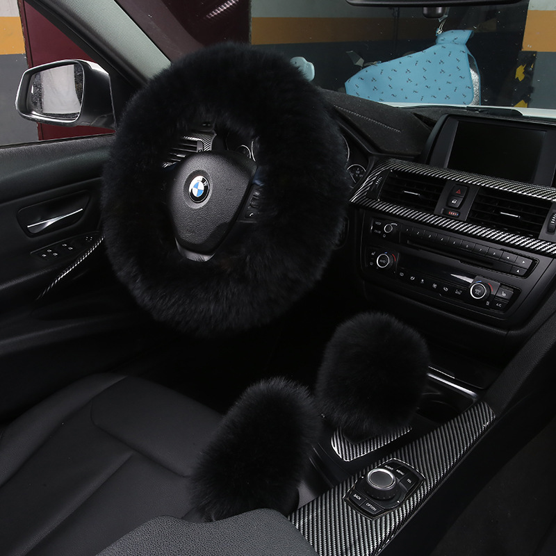 블랙 핸들 커버 + 기어 커버 + 핸드 브레이크 커버