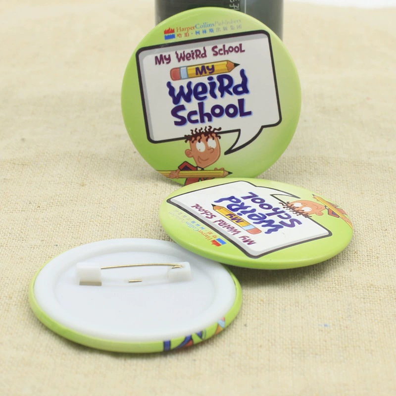 Круглый сердцевидный квадратный значок на заказ бизнес-подарок значок аниме пластиковый значок на дне