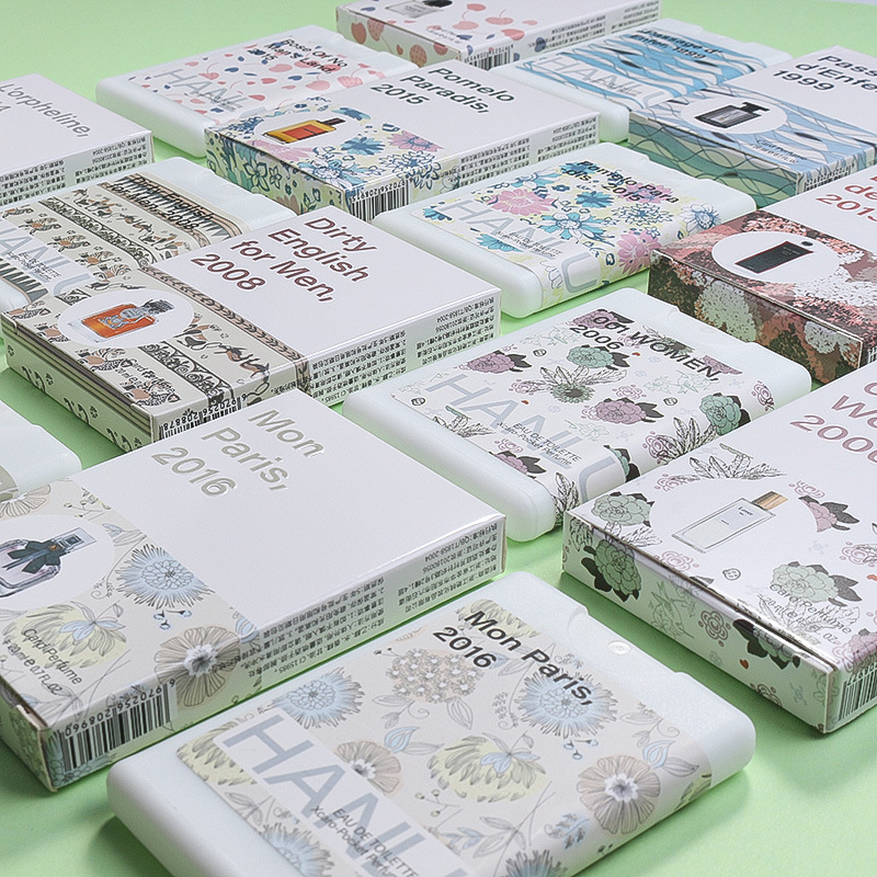 口袋卡片香水學生少女清新持久淡香女士20ML小樣便攜快手直播貨源