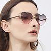 Retro fashionable trend brand sunglasses, glasses solar-powered, European style