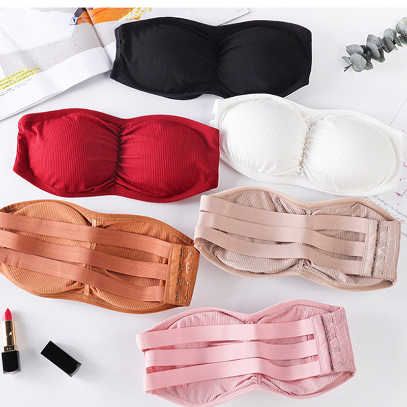 Xinxin Threaded One-Line Bra Bras Strapl...