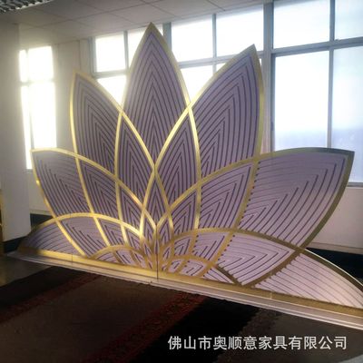 批發婚禮舞台道具家居屏風酒店大堂背景牆舞台裝飾牆亞克力背景牆