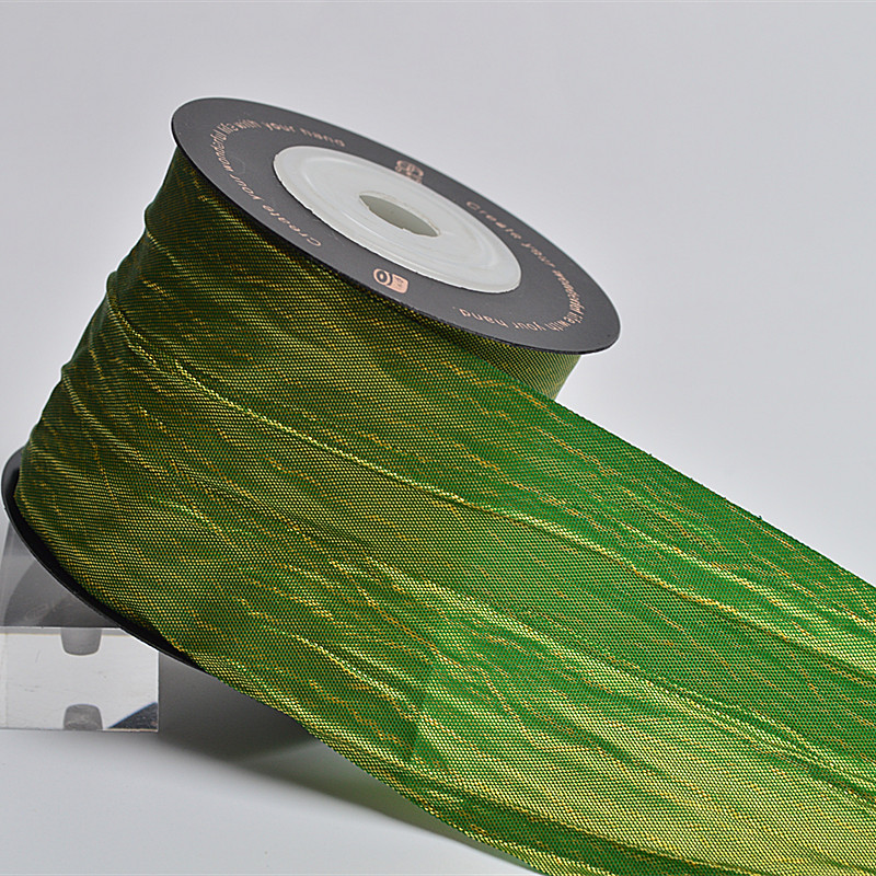 Impresión de la cinta arco regalo cuerda cinta plisada coreana accesorios de embalaje en stock al por mayor Corea del Sur cinta de poliéster