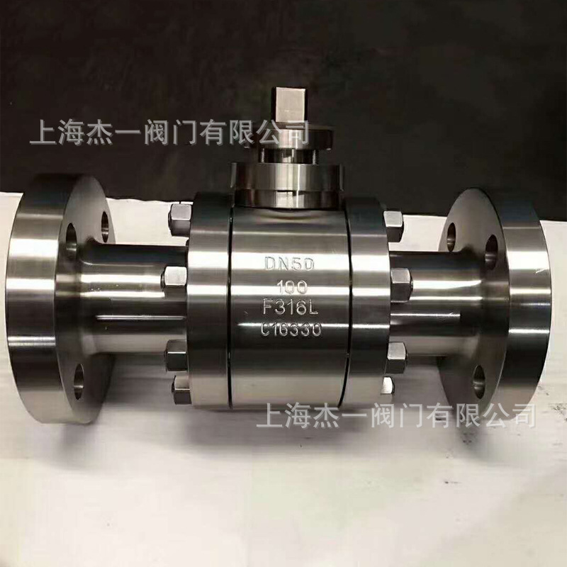 法兰锻钢球阀 Q41F-100P F304不锈钢 PEEK密封