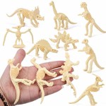 Игрушка, динозавр, археологическая фигурка, реалистичный скелет, археологические раскопки