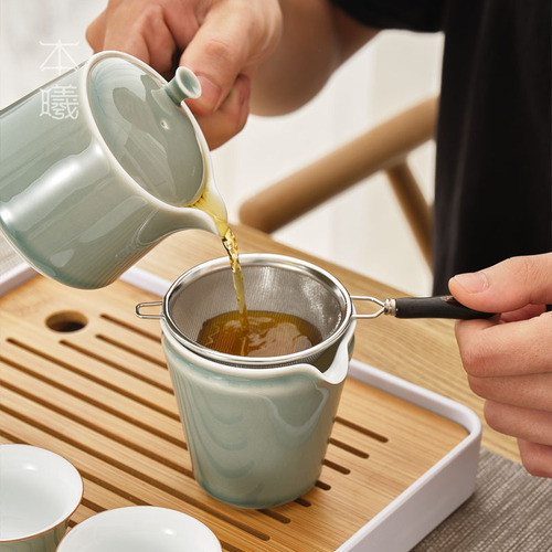 Japanese 304 stainless steel tea drain, tea ceremony accessories, tea separator, tea filter, Kung Fu tea set, creative tea filter wholesale