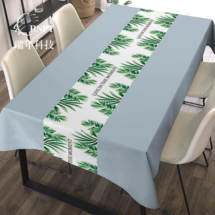 RNPT Ruinan [Фабрика прямых продаж] Простой столовая скатерть европейский прямоугольный скатерть ПВХ водонепроницаемая маслостойкая скатерть