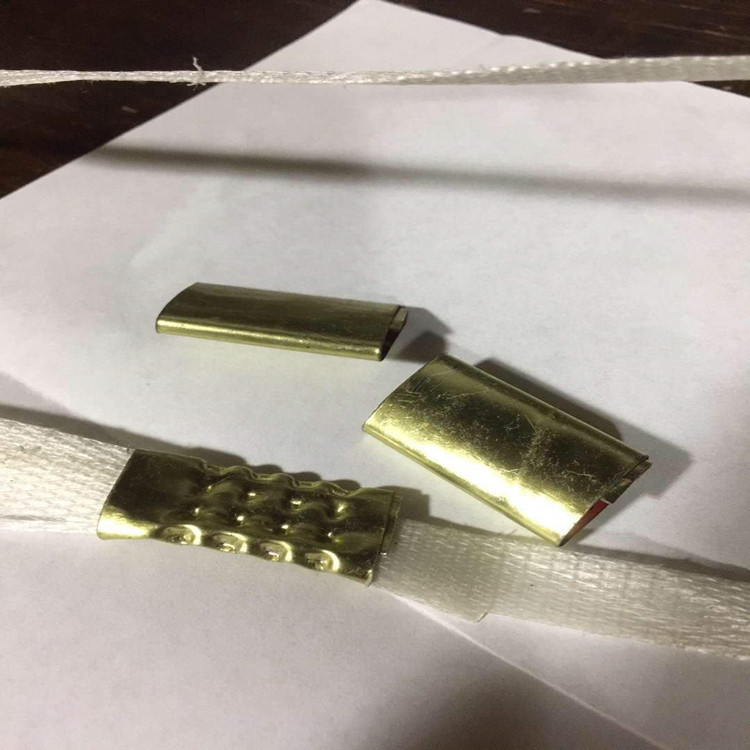 Banda de embalaje de plástico blanco