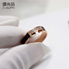 Golden epoxy resin for beloved stainless steel, zirconium, gemstone ring, pink gold, wholesale