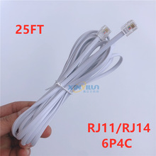 ԒCо RJ11/RJ14 6P4C Ԓ CԒ25FT羳