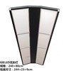 Table LED ceiling lamp for pool hall with accessories, Chinese style