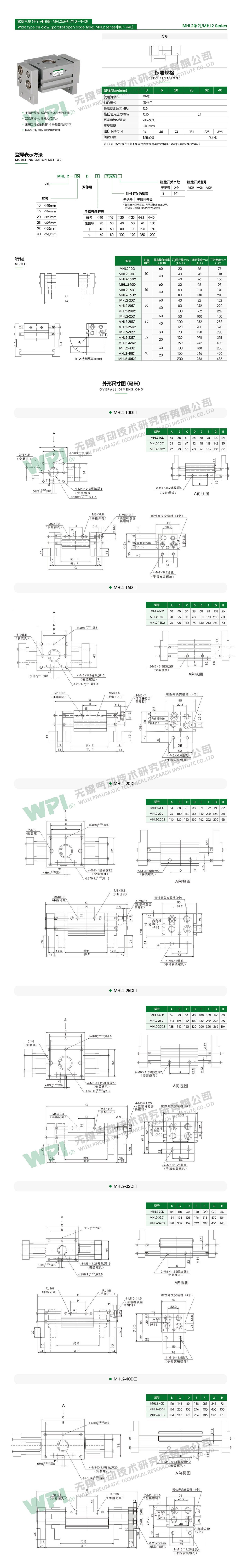 MHL2系列气爪-1