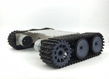 铝合金 坦克底盘 履带车 机器人底盘 视频 智能小车 恒龙