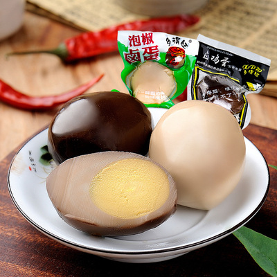 Marinated Egg egg 30 Spiced Boiled eggs packing Braised flavor snack precooked and ready to be eaten convenient Instant noodles Partner Hillbilly