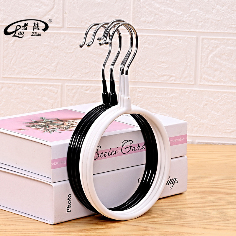 Scarf Rack Display Metal Scarf Circle Household Dip Plastic Towel Tie...