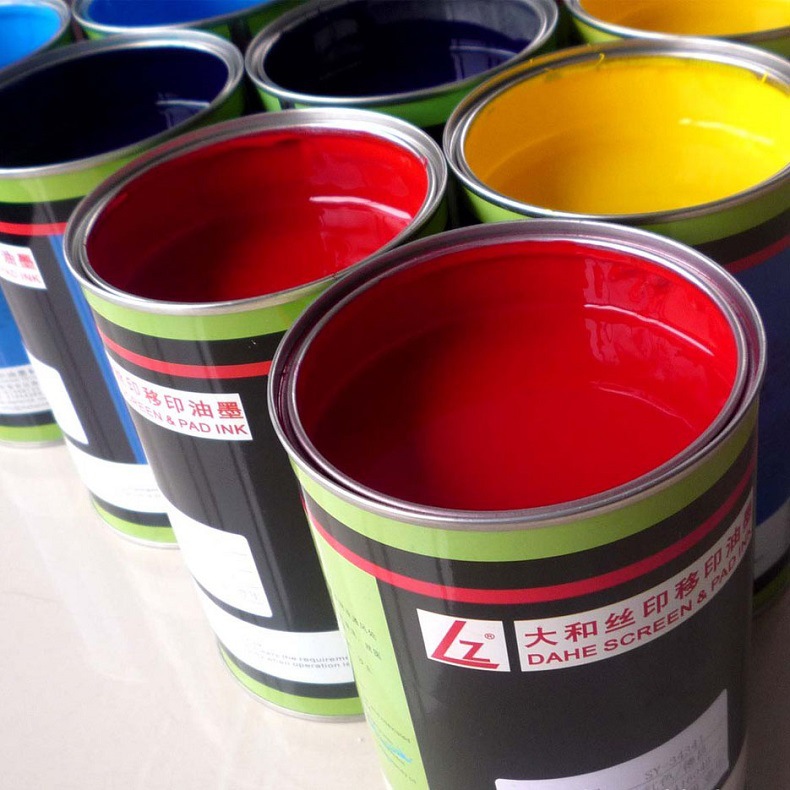 厂家热销PET片材丝印油墨PC材料油墨五金丝印油墨耐冲压打凸油墨