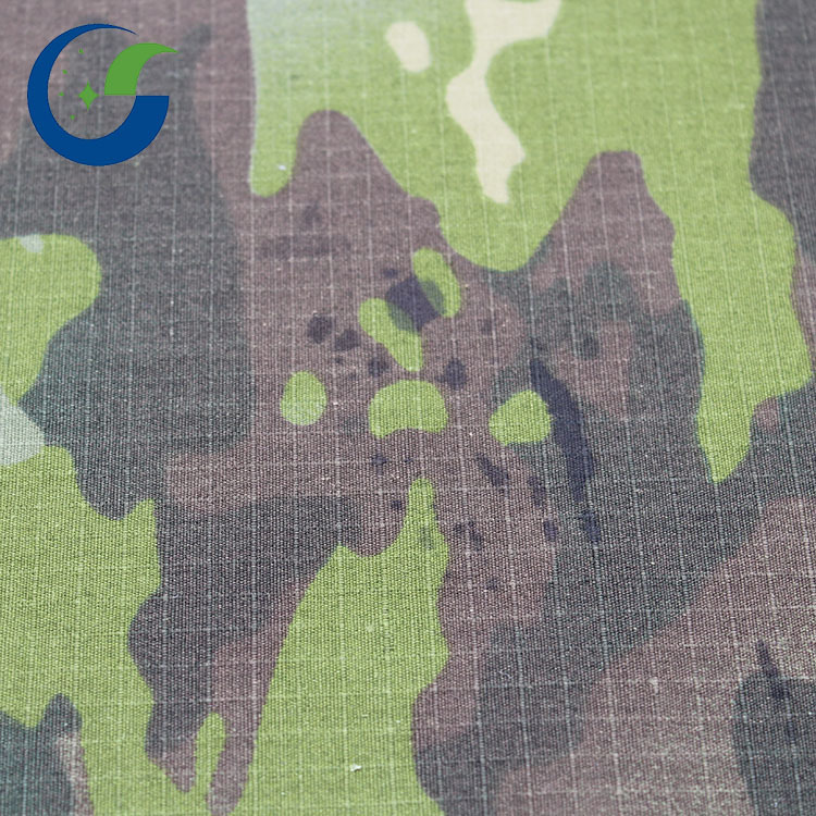 24S涤棉迷彩印花服装面料 各种花色迷彩品质好价格低