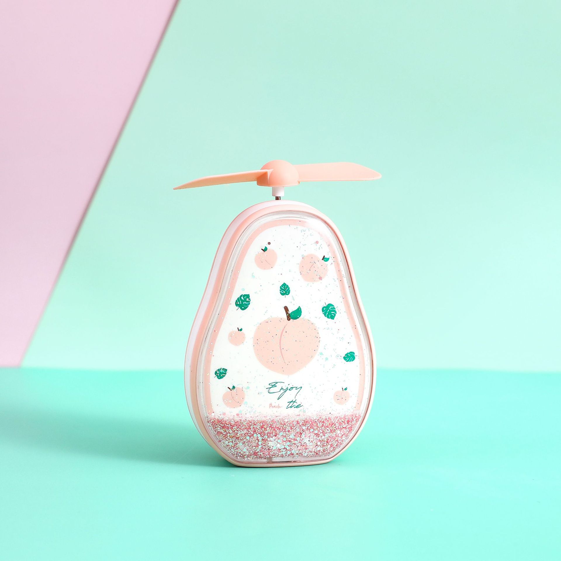 牛油果小风扇可爱卡通造型风扇