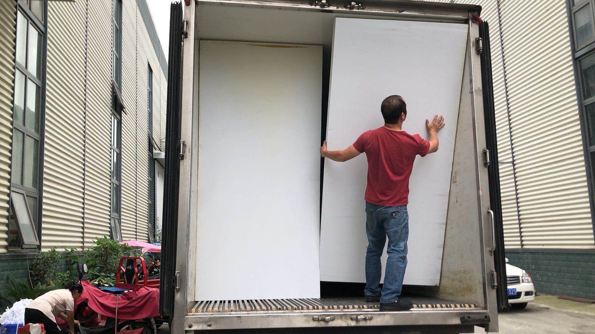 厂家直销黑色EVA汽车零部件硬泡沫海绵/冷藏车隔温板