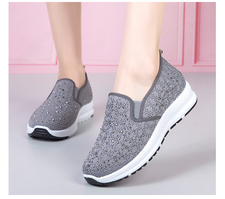Damen-Sportschuhe, Tennisschuhe, Sneakers, Mesh-Leinen, leicht zu reinigen, bequeme, atmungsaktive Schuhe_voghion.com