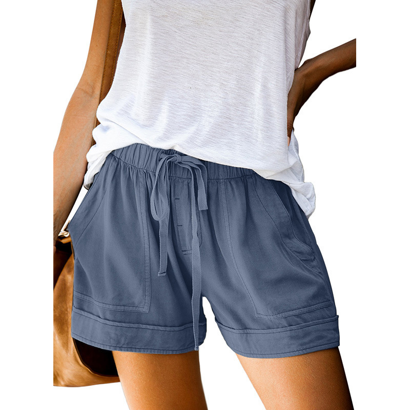 Femmes Rue Décontractée Couleur Unie Fleur Shorts Pantalons Décontractés display picture 11