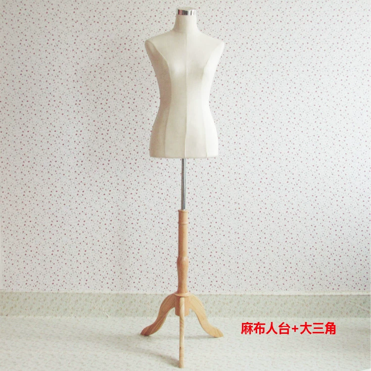 Renwa's three -dimensional tailoring female tool accessories Half -body model props can be performed on clothing display shelves