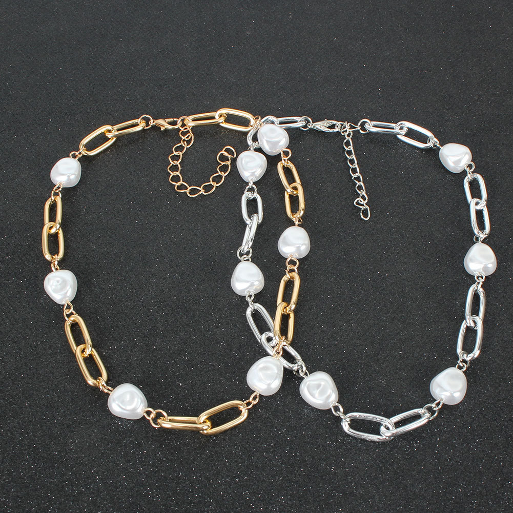 Fashion Square Box Chain Necklace display picture 4