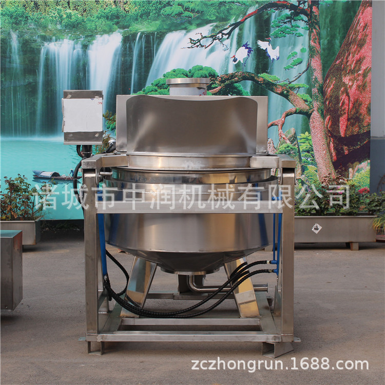 中润供应不锈钢翻蓝式炒锅 蔬菜青菜杀青锅焯水锅