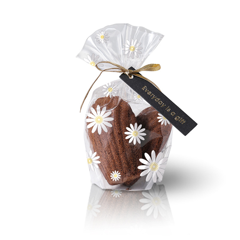 小雏菊凹底平口面包袋-bai