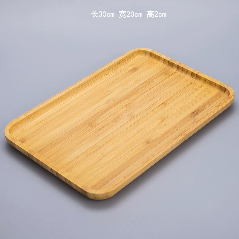Bamboo tea tray Japanese simplicity house dry soak bamboo plate pot rectangular water cup small bamboo plate small bamboo plate tea table