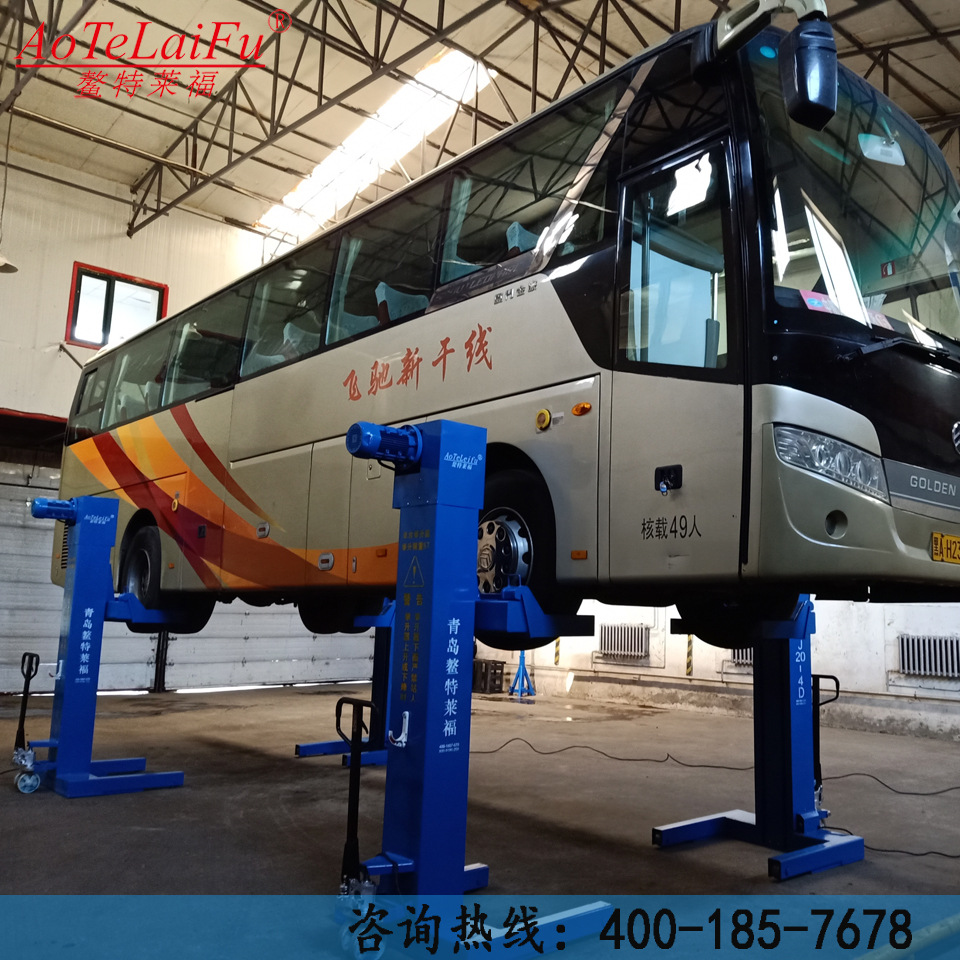 QJJ20-4D QJJ30-4D移动四柱举升机机械式举升机客车举升机大车举