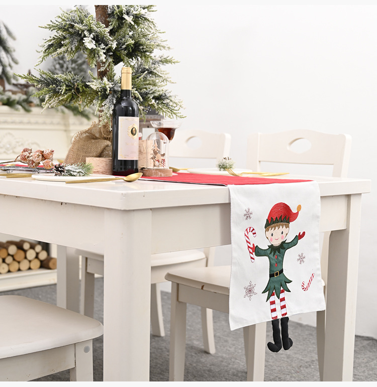 Christmas Decoration Festive Elf Tablecloth display picture 7