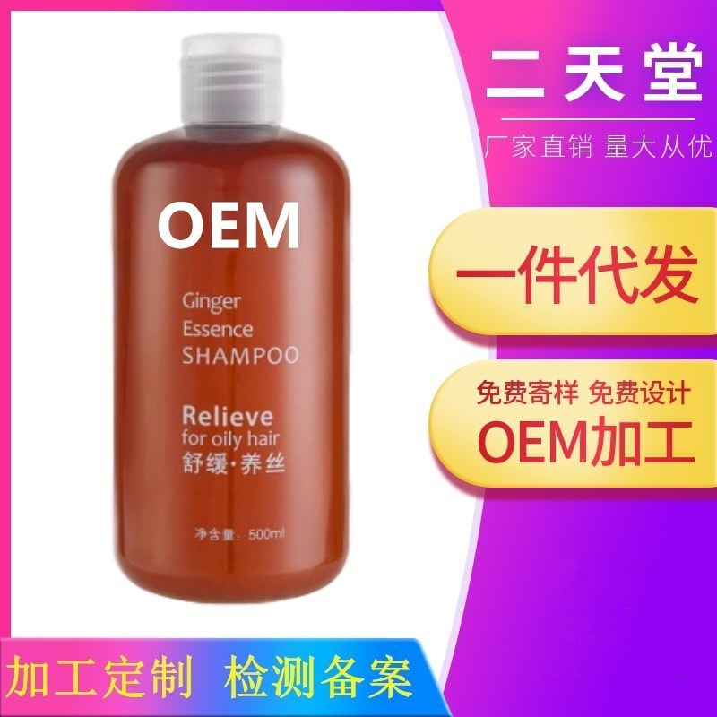 Thick Ginger Shampoo Anti-dandruff Oil Control Nourishing Repair Shampoo Pregnant Women Can Use Ginger Silicone Oil Free Hair Soy OEM