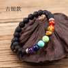 Woven bracelet natural stone for yoga, European style