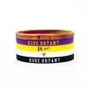 NBA Lakers Star No. 24 Kobe Signature Bracelet Ring Ring 6mm Symatic Narrow Sports Luminous Silicon Silicon wristband