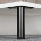 Top Jie Furniture Foot Pad Aluminum Alloy Cabinet Foot Adjustable Black Cabinet Bathroom Cabinet Foot Support Leg Diameter 28mm