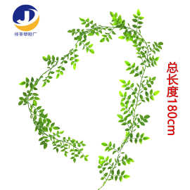 植物180厘米圣诞榕树叶长藤摆件舞台背景装饰道具用卡通圣诞造型