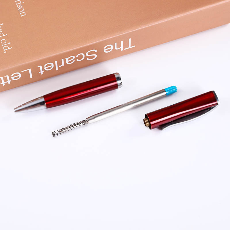 Fábrica al por mayor de metal bolígrafo publicidad regalo pluma metal negocio bolígrafo personalizado aceite pluma Oficina