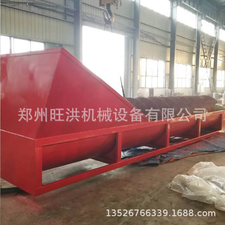 选购洗沙机应该注意事项多排叶轮矿石脱泥洗砂机逆流式河沙清洗机